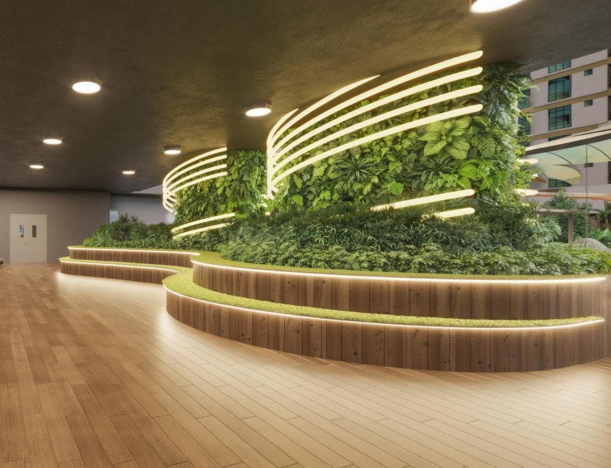 Pre-function lounge artist impression